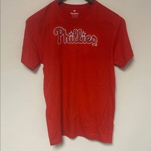 Fanatics Red Phillies Short Sleeve Tee